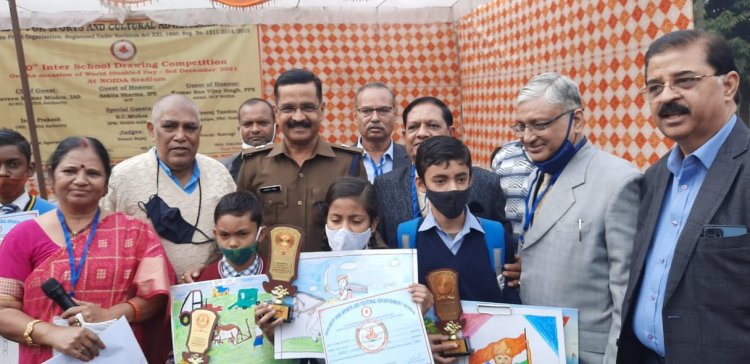वर्ल्ड डिसेबिलिटी डे :   एसएससीए ने किया नोएडा स्टेडियम में पेंटिंग कला प्रतियोगिता का आयोजन