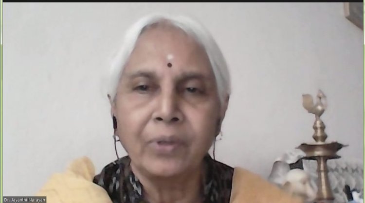 कोविड के उपरांत समावेशी, उपलब्धता और स्थायी विश्व का निर्माण - भारतीय परिपेक्ष्य में विषय पर हुई परिचर्चा