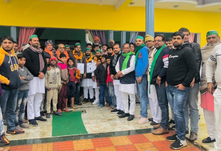 भाकियू अंबावता ने किया 10 जनवरी की महापंचायत को लेकर जनसंपर्क