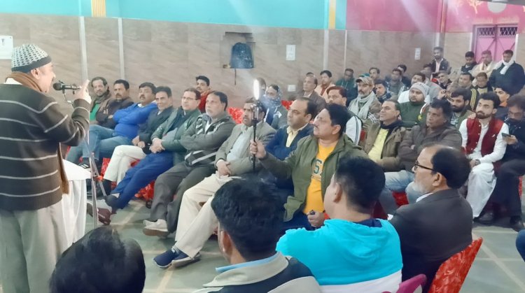 मोमिनों के अपार जनसमूह ने किया मैनेजिंग कमिटी दरगाह शाह ए मर्दा का इस्तकबाल
