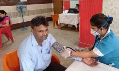 निशुल्क स्वास्थ्य शिविर का हुआ आयोजन
