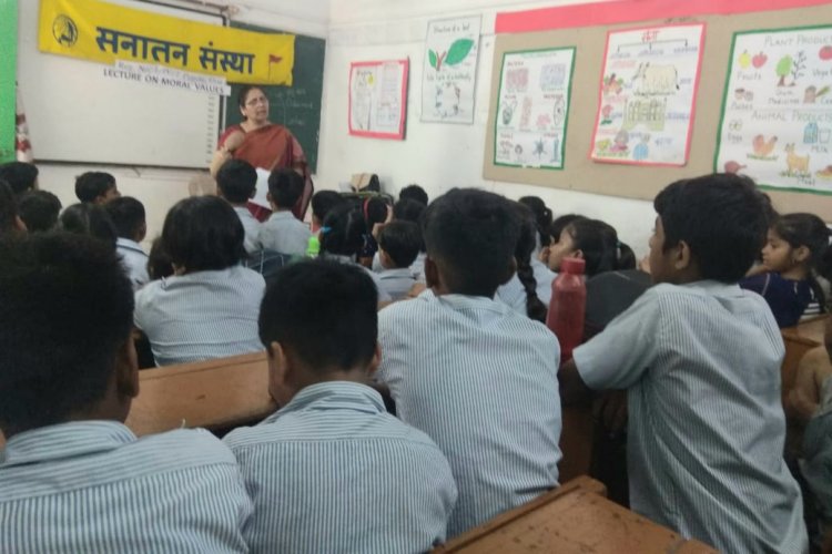 सनातन संस्था’ की ओर से बच्चों को "नैतिक शिक्षा" पर मार्गदर्शन