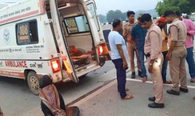 एंबुलेंस चालक को आई नींद , एक की मौत 4 घायल