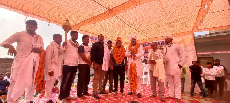 जनपद के लाल मुलायम यादव का हुआ भव्य स्वागत