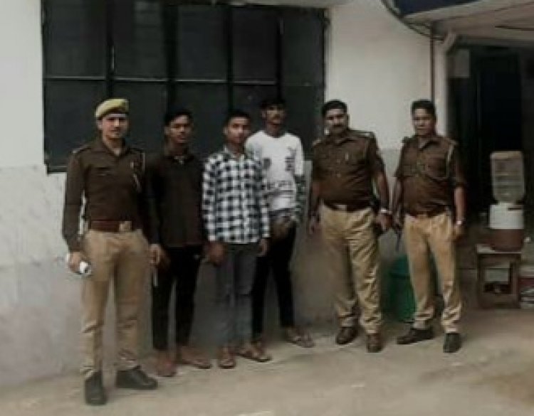 मुनीम के साथ मारपीट कर गम्भीर रूप से घायल करने वाले तीन वांछित अभियुक्तो गिरफ्तार