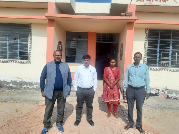 डॉ सी पी मिश्रा ने किया सामुदायिक स्वास्थ्य केंद्र बोगना  का औचक निरीक्षण