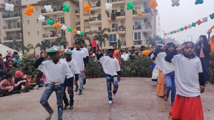 ईएमसीटी की ज्ञानशाला के बच्चो ने मनाया गणतंत्र दिवस