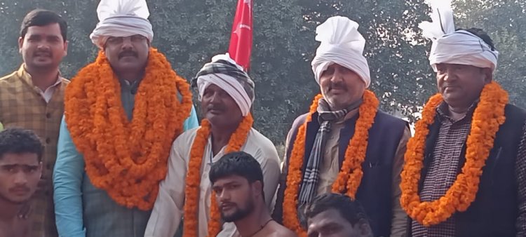 अंकित पहलवान इनवा ने बलिया के पहलवान को दी पटखनी