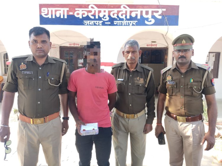 चोरी के आरोप मे गुड्डू राजभर गिरफ्तार