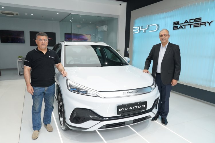 BYD India Inaugurates its Passenger Vehicle Showroom in Noida