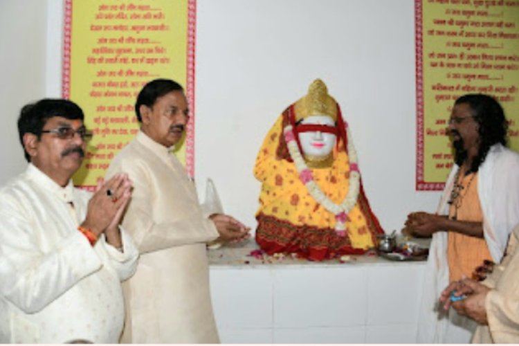 श्री सिद्ध पीठ शनि मंदिर में हुई जीण माता की मूर्ति की स्थापना