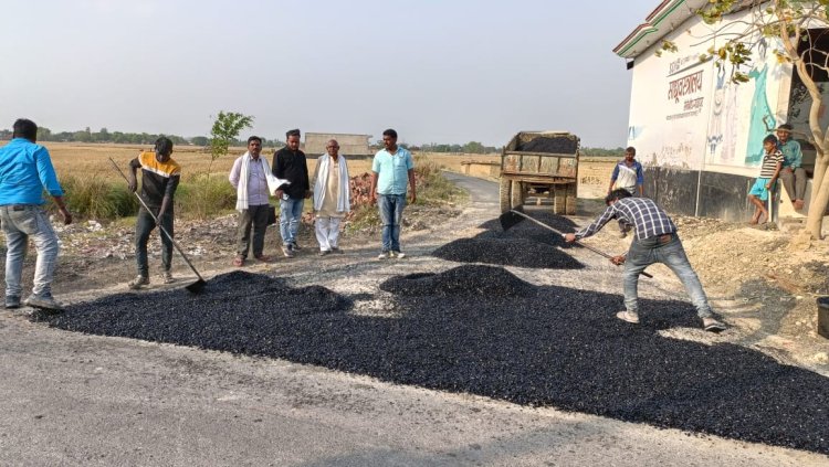 खबर का हुआ असर, फिर बनी सड़क 