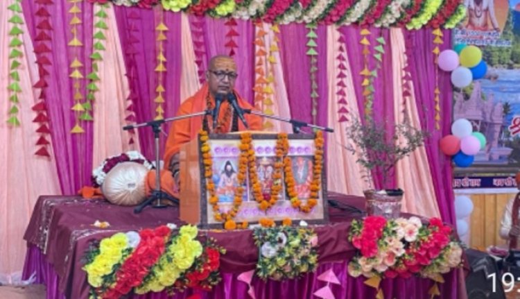 सती प्रसंग एवं शिव पार्वती विवाह का प्रसंग सुनाया