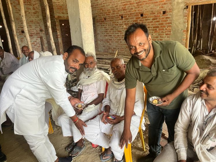 पूर्व छात्र नेता पियूष ने पौधरोपड़ कर मनाया जन्मदीन 