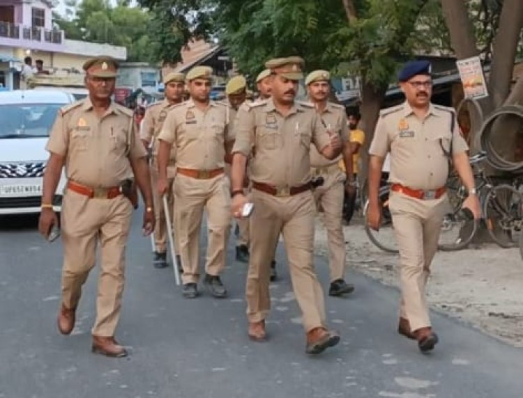 औचक निरीक्षण में पहुंचे एसपी ग्रामीण ने दिया निर्देश