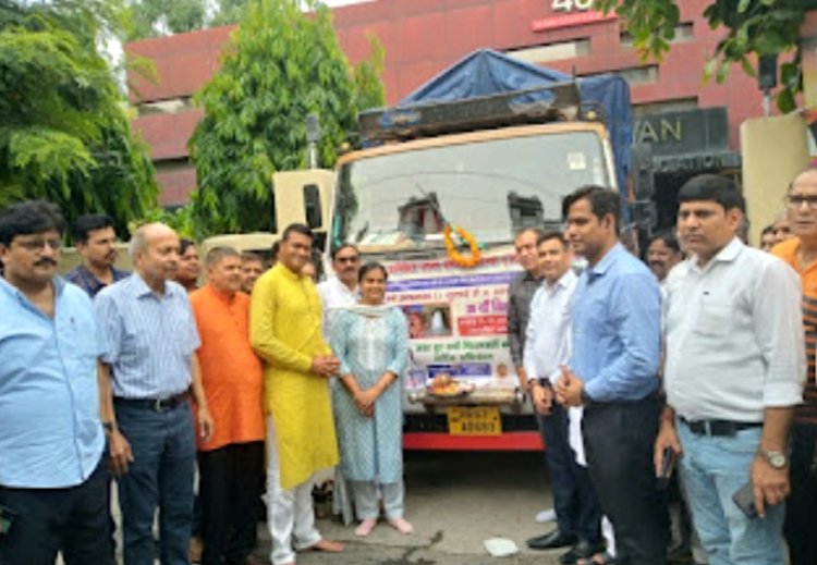शिवशक्ति जन सेवा संस्था दिल्ली नोएडा द्वारा अमरनाथ यात्रियों के लिए भेजा गया सामान