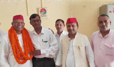 सपा के पुर्व जिलाध्यक्ष रामधारी यादव का हुआ स्वागत
