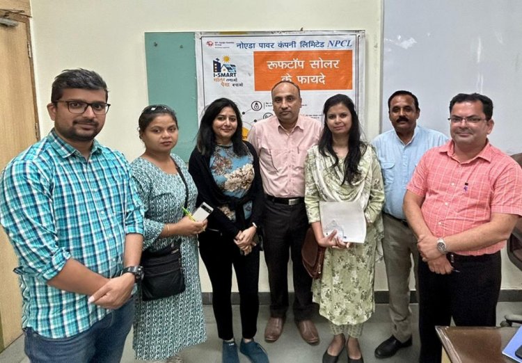 सिंगल पॉइंट के स्थान पर मल्टी पॉइंट कनेक्शन के संदर्भ में एनपीसीएल के वरिष्ठ महाप्रबंधक से की चर्चा