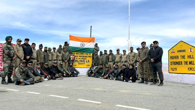 सिक्स सिग्मा ने फिर रचा इतिहास, चीन की सीमा लद्दाख में उमलिंगला पास दुनिया की सबसे ऊंची सड़क पर किया माउंटेन मेडिसिन व माउंटेनियरिंग में रक्षा मंत्रालय के साँझा अभ्यास 