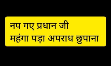 नामांकन पत्र में अपनी आपराधिक पृष्ठभूमि छिपाना प्रधान को महंगा पड़ गया