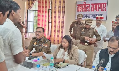 तहसील दिवस पर पड़े 70 प्रार्थना पत्र पांच का हुआ निस्तारण