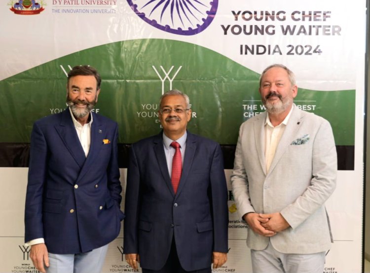 अजिंक्य डी वाई पाटिल यूनिवर्सिटी करेगी भारत की पहली यंग शेफ यंग वेटर प्रतियोगिता 2024 की मेजबानी 
