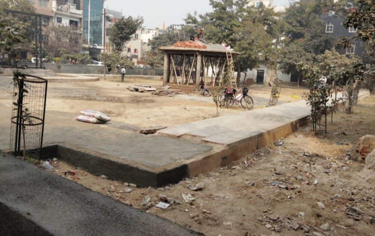 औद्योगिक क्षेत्र में पार्क का सौंदर्यीकरण का श्रेय लघु उद्योग भारती को