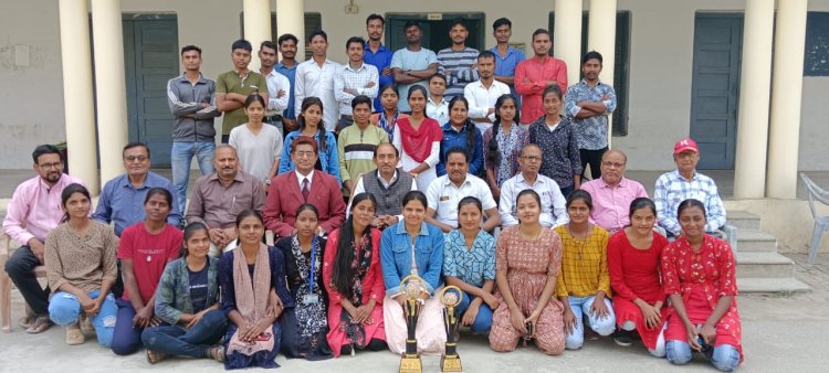 प्रदेश स्तरीय रोवर्स एवं रेंजर्स प्रतियोगिता में चैम्पियन टीम का अभिनन्दन 