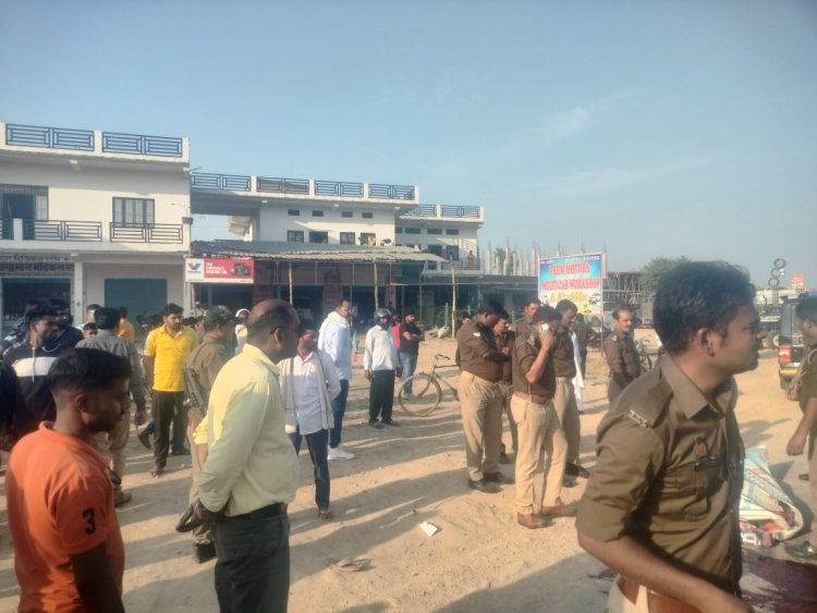 तेज रफ्तार आ रहे चार पहिया वाहन की चपेट में आकर अधेड़ की दर्दनाक मौत