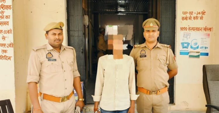 दहेज दानव चढ़ा कासिमाबाद पुलिस के हत्थे 