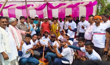 बिरनो - मतदाता जागरूकता मैच में मतदान के लिए किया गया जागरूक