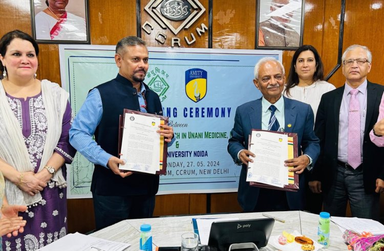 एमिटी और केंद्रीय यूनानी चिकित्सा अनुसंधान परिषद ने यूनानी चिकित्सा को बढ़ावा देने के लिए एमओयू को किया नवीनीकृत