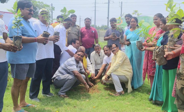 पहल संस्था द्वारा 'एक पौधा, आपके बच्चों के भविष्य नाम' कार्यक्रम का आयोजन