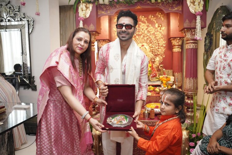 Bollywood Stars Grace Ganpati Poojan at Nidarshana Gowani Residence Kicking Off Festive Celebrations