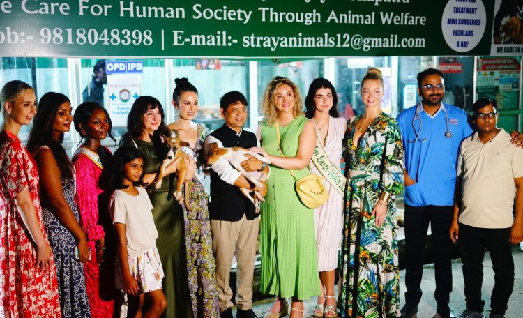 Promoting the Care of Indian Community Animals – A Mutual Agreement Between House of Stray Animals and A Sisterhood Ambassadors, featuring World Famous Miss Universe