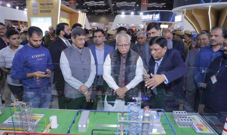 विद्युत, आवास और शहरी कार्य मंत्री मनोहर लाल ने आईआईटीएफ 2024 में विद्युत मंत्रालय और एनटीपीसी पवेलियन का किया दौरा