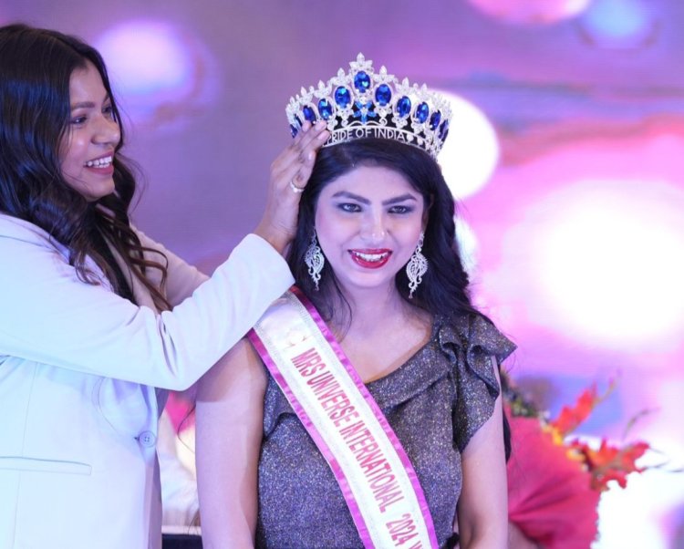 Nidhi Bhardwaj got the title of Mrs Universe International 2024