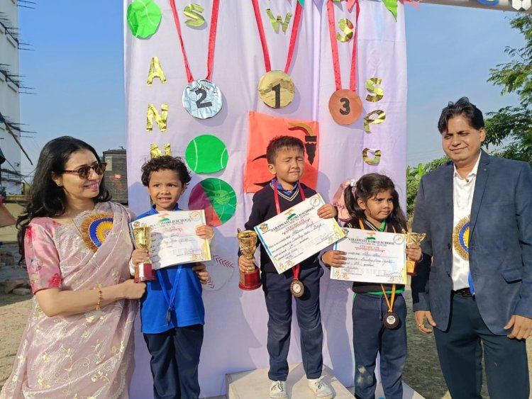 Saraswati World School Sparks Spirit and Sportsmanship at Annual Sports Meet