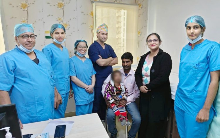 फेलिक्स अस्पताल के डॉक्टरों ने सफलतापूर्वक की तीन वर्षीय बच्चे की दुर्लभ सर्जरी