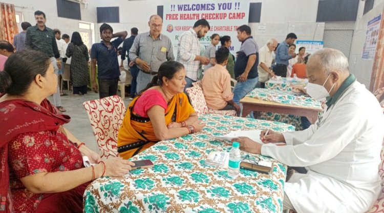 स्वास्थ्य जांच शिविर का 240 लोगों ने लिया लाभ, सभी जांचें हुई निशुल्क