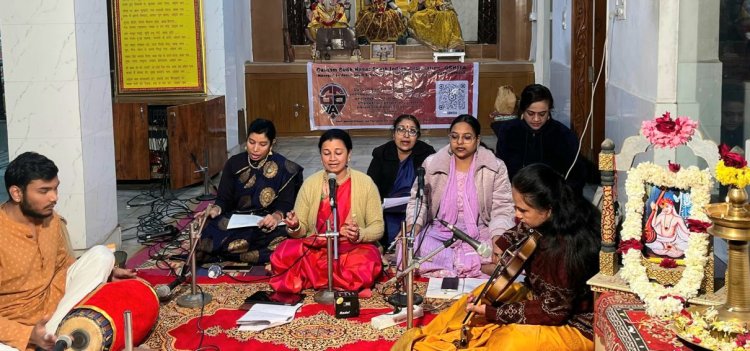 गौतमबुद्धनगर साउथ इंडियन एसोसिएशन ने की सद्गुरु त्यागराज की 179वीं आराधना