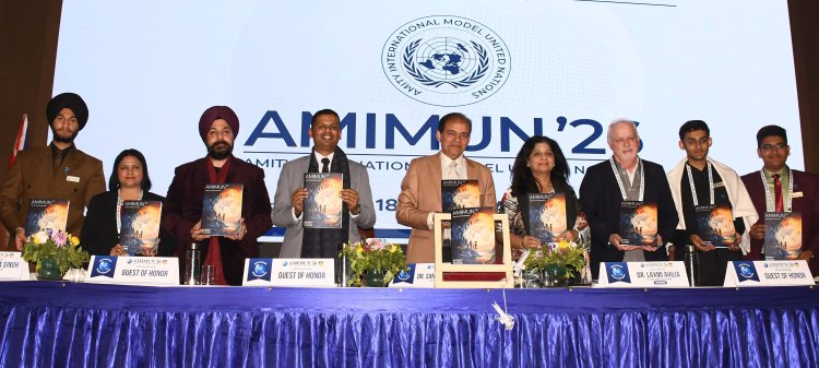 त्रिदिवसीय एमिटी इंटरनेशनल मॉडल यूनाईटेड नेशंस ‘एएमआईएमयूएन 2026’ का समापन