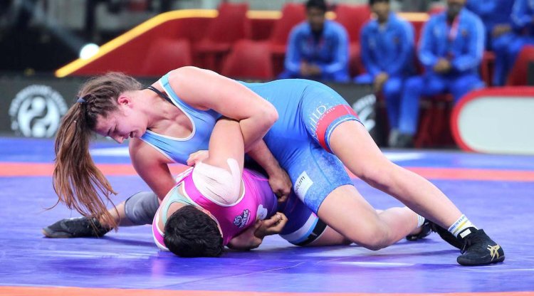 दिल्ली दंगल वॉरियर्स ने हाफ़वे मार्क पर टाइगर्स ऑफ़ मुंबई दंगल्स के खिलाफ़ दो मैच अंक पक्के किए