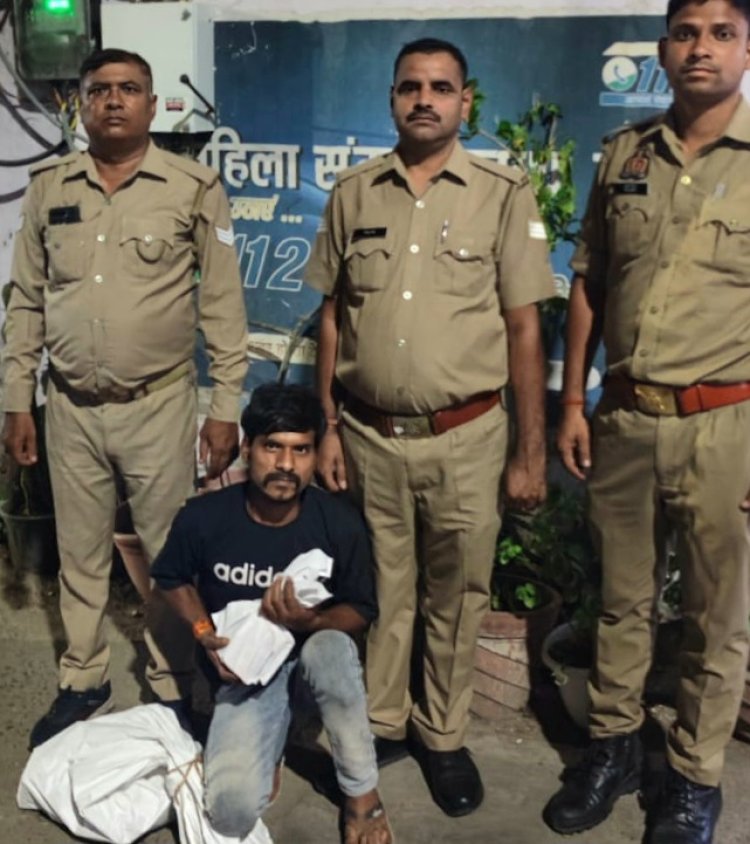 देशी शराब ब्रांड के 107 पौवे के साथ एक अभियुक्त गिरफ़्तर