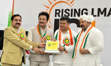 एन.एम.सी. अध्यक्ष आलोक द्विवेदी 'राइजिंग भारत आइकन अवॉर्ड 2026' से हुए सम्मानित